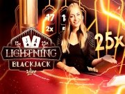 Lightning Blackjack evolution live casino